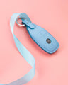 Bespoke Key Fob Cover in Baby Blue Nappa