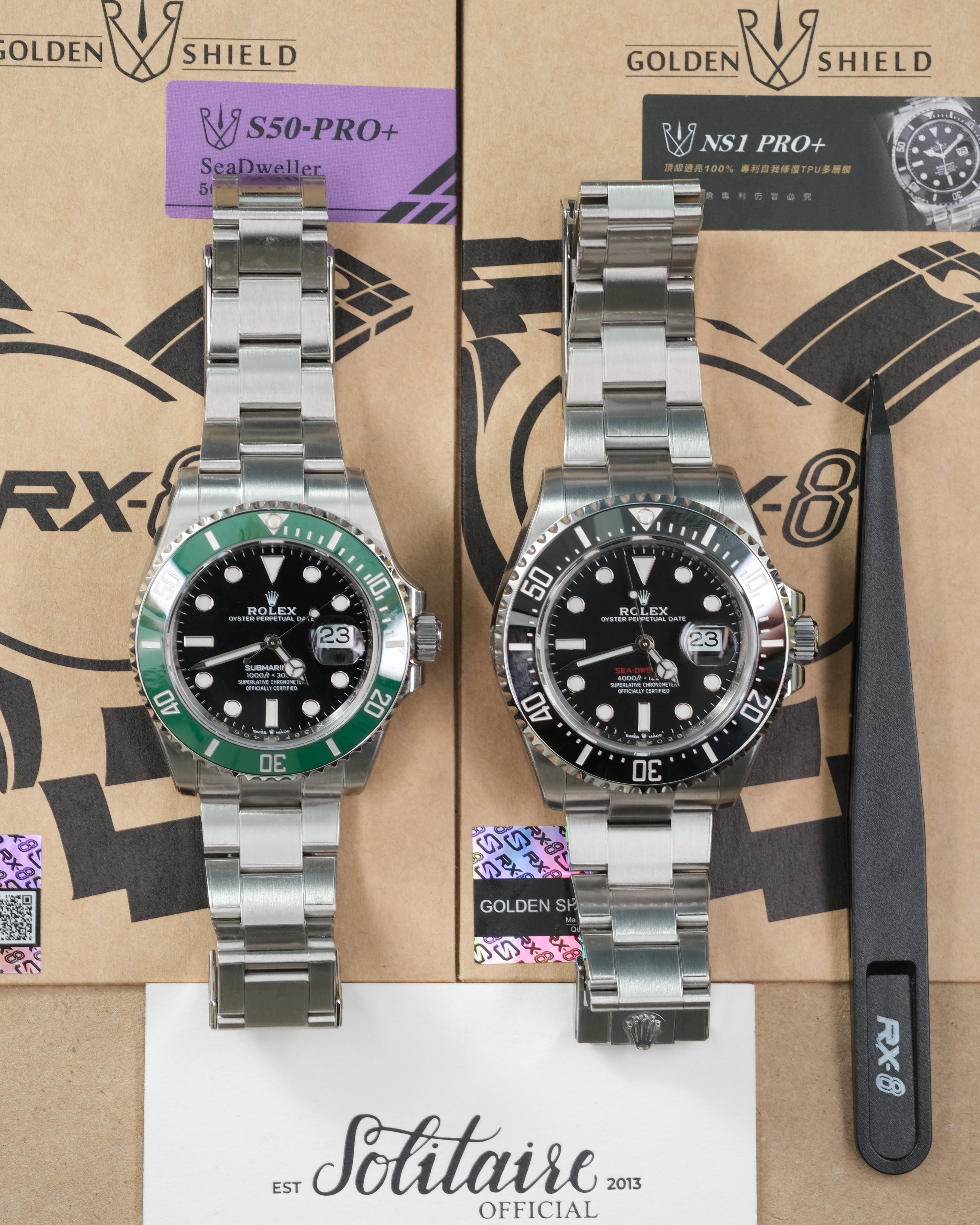 RX8 Protective Film for Rolex Seadweller & Submariner 41MM – Solitaire ...
