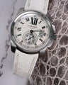 Bespoke Watch Strap in Natural Himalayan Crocodile