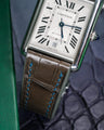 Bespoke Watch Strap in Juniper Green Alligator