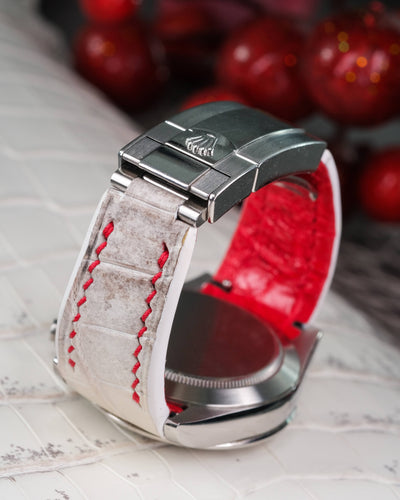 Bespoke Watch Strap in Natural Himalayan Crocodile