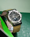 Bespoke Watch Strap in Pine Green Alligator