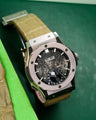 Bespoke Watch Strap in Pine Green Alligator