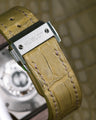Bespoke Watch Strap in Pine Green Alligator