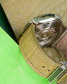 Bespoke Watch Strap in Pine Green Alligator