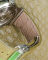 Bespoke Watch Strap in Pine Green Alligator
