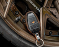 Bespoke Key Fob Cover in Black Crocodile