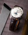 Bespoke Watch Strap In Chocolate Brown Crocodile