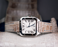 Bespoke Watch Strap in Natural Himalayan Crocodile