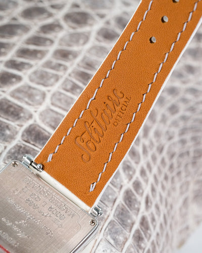 Bespoke Watch Strap in Natural Himalayan Crocodile