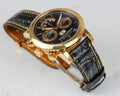 Bespoke Watch Strap in Metallic Black Crocodile