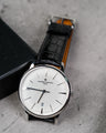 Bespoke Watch Strap in Black Crocodile