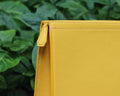 Bespoke Clutch Bag in Yellow Chèvre