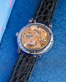Bespoke Watch Strap in Electric Blue Crocodile