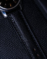 Bespoke Watch Strap in Black Chèvre