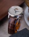 Bespoke Watch Strap in Chocolate Brown Crocodile