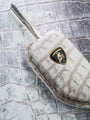 Bespoke Key Fob Cover in Natural Himalayan Crocodile