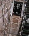 Bespoke Watch Strap in Grey Himalayan Crocodile