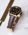 Bespoke Watch Strap in Grey Himalayan Crocodile