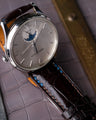 Bespoke Watch Strap In Chocolate Brown Crocodile