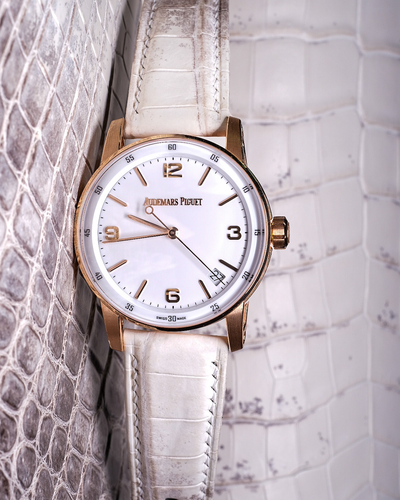 Bespoke Watch Strap in Natural Himalayan Crocodile