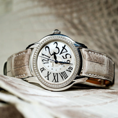 Bespoke Watch Strap in Natural Himalayan Crocodile