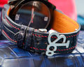 Bespoke Watch Strap in Navy Blue Crocodile