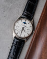 Bespoke Watch Strap In Black Crocodile