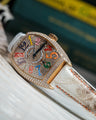 Bespoke Watch Strap in Natural Himalayan Crocodile
