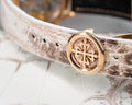 Bespoke Watch Strap in Natural Himalayan Crocodile