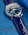 Bespoke Watch Strap in Electric Blue Crocodile