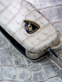 Bespoke Key Fob Cover in Natural Himalayan Crocodile