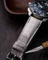 Bespoke Watch Strap in Natural Himalayan Crocodile