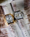 Bespoke Watch Strap in Natural Himalayan Crocodile