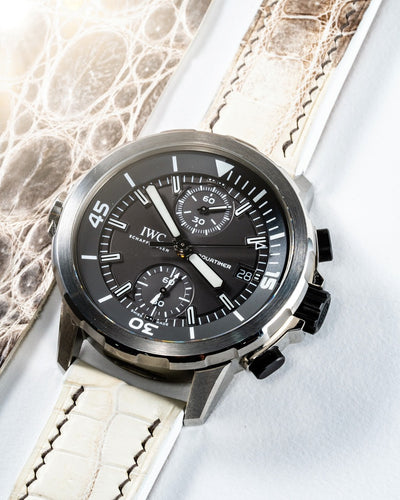 Bespoke Watch Strap in Natural Himalayan Crocodile