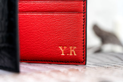 Bespoke Bifold Wallet in Black Crocodile Leather