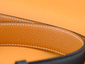 Bespoke Reversible Belt in Black Epsom & Chestnut Brown Togo