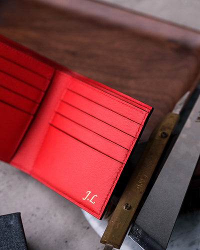 Bespoke Bifold Wallet in Natural Himalayan Crocodile