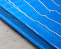 Bespoke Clutch Bag in 2 Tone Blue Silver Alligator
