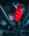 Bespoke Key Fob Cover in Ferrari Red Crocodile