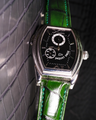 Bespoke Watch Strap in Pine Green Alligator