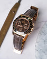 Bespoke Watch Strap in Grey Himalayan Crocodile