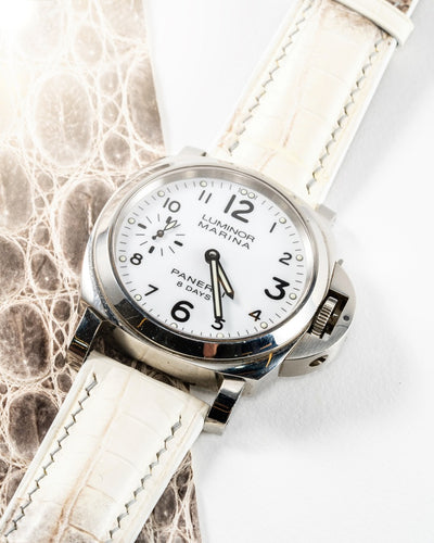 Bespoke Watch Strap in Natural Himalayan Crocodile