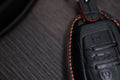 Bespoke Key Fob Cover in Black Crocodile