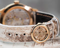 Bespoke Watch Strap in Natural Himalayan Crocodile