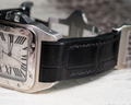 Bespoke Watch Strap in Black Crocodile