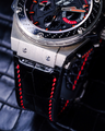 Bespoke Watch Strap in Jet Black Crocodile