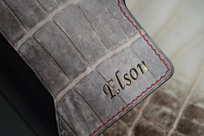 Bespoke Bifold Wallet in Natural Himalayan Crocodile