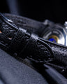 Bespoke Watch Strap in Black Chèvre
