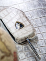 Bespoke Key Fob Cover in Natural Himalayan Crocodile